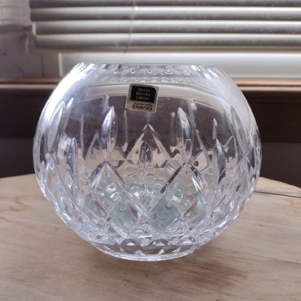 Tiffany Crystal Bowl Vase